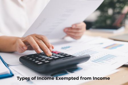 Types of Income Exempted from Income Tax in India 